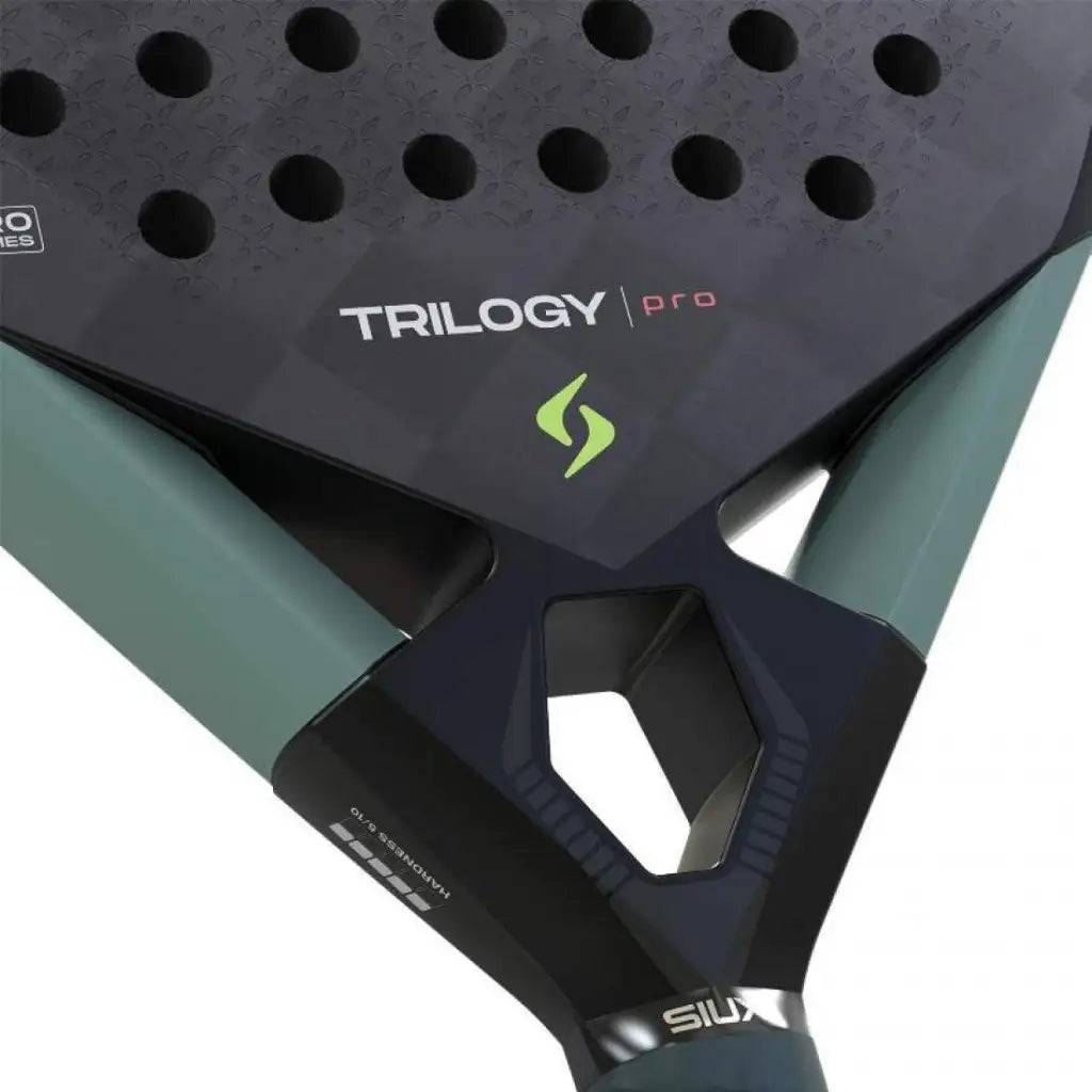 Siux Trilogy Pro Noir Fog padel racket - full view (alternate 3)
