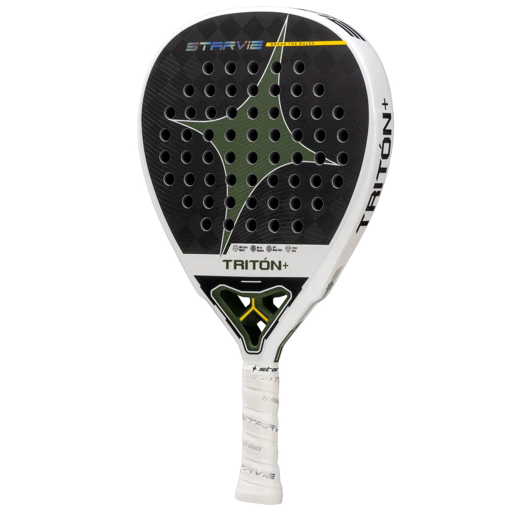 StarVie Triton Balance + padel racket - angled front face view
