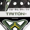 StarVie Triton Balance + padel racket - throat and tech-icon detail