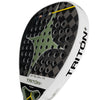 StarVie Triton Balance + padel racket - angled face and throat detail