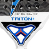 StarVie Triton Power + padel racket - face, throat bridge and specifications detail