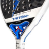 StarVie Triton Power + padel racket - textured playing-surface and tech detail