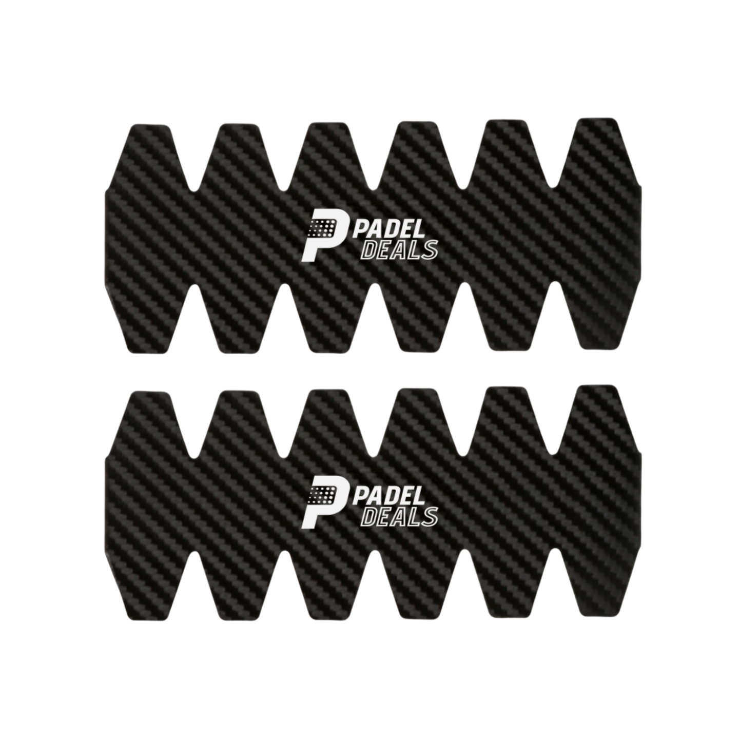 2x 3D Carbon Fibre Padel Protector
