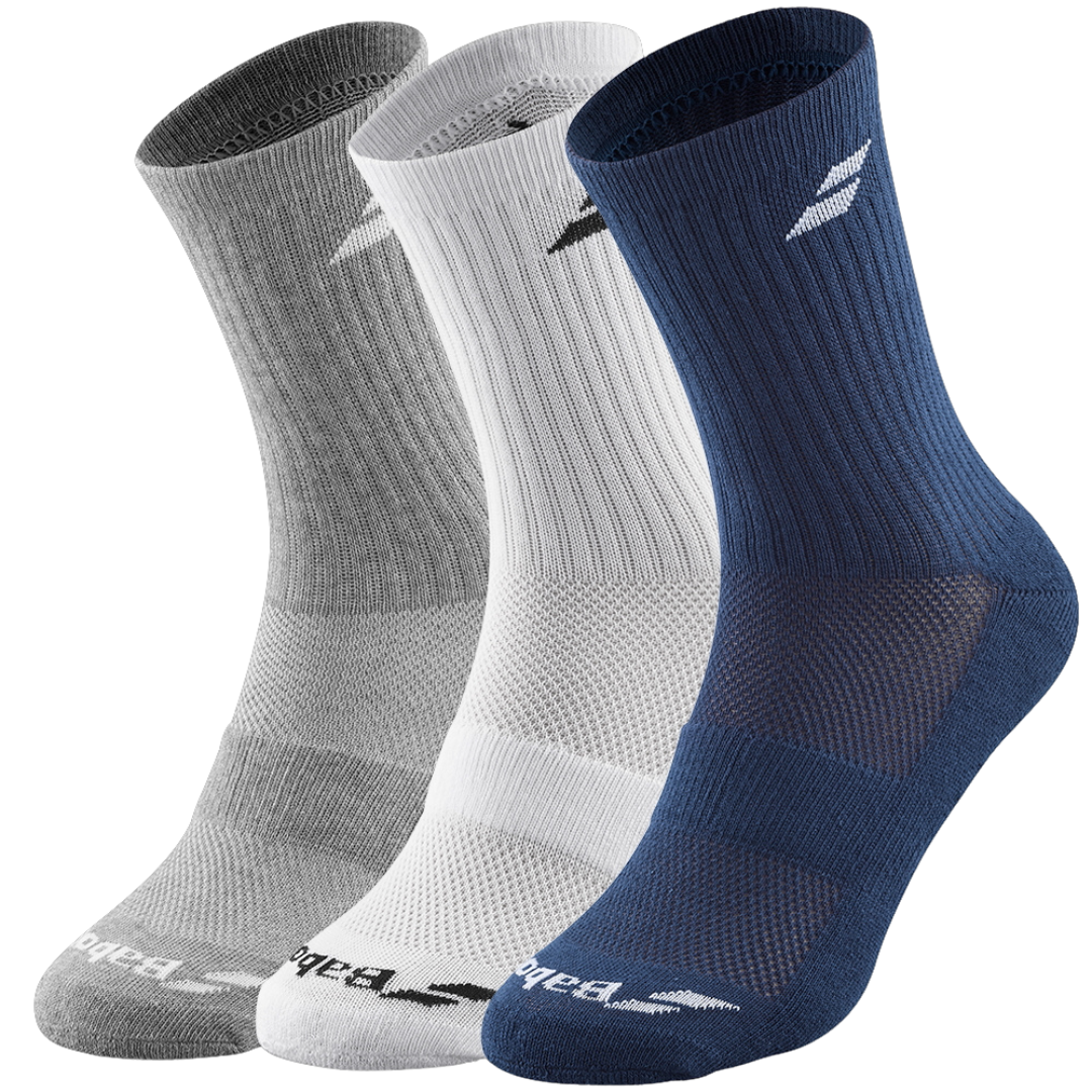 Babolat 3 Pack Socks (Multi)