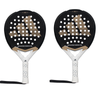 Twin pack of two 2025 Adidas Metalbone Carbon CTRL 3.4 padel rackets - front view