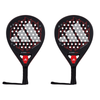 Twin pack of two 2024 Adidas RX Series Light padel rackets - front view