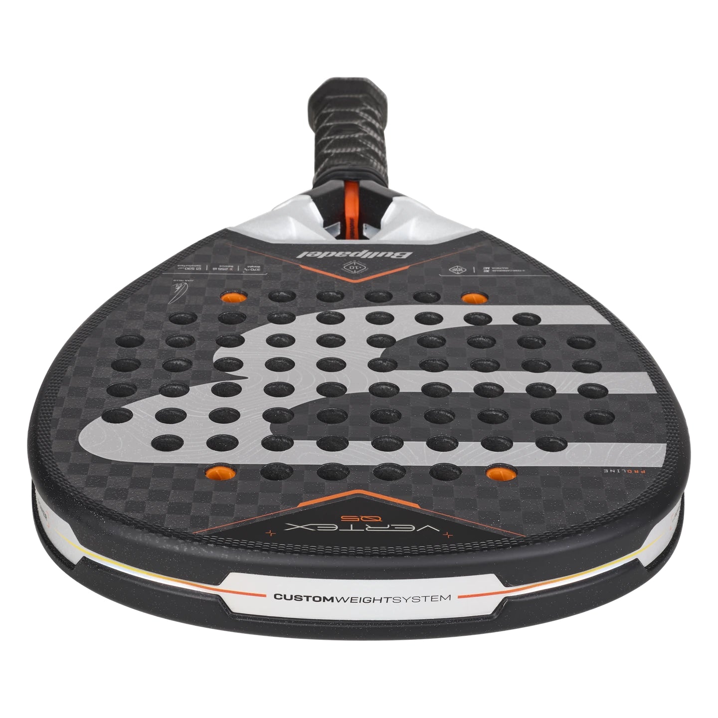 Bullpadel Vertex 05 padel racket - top view