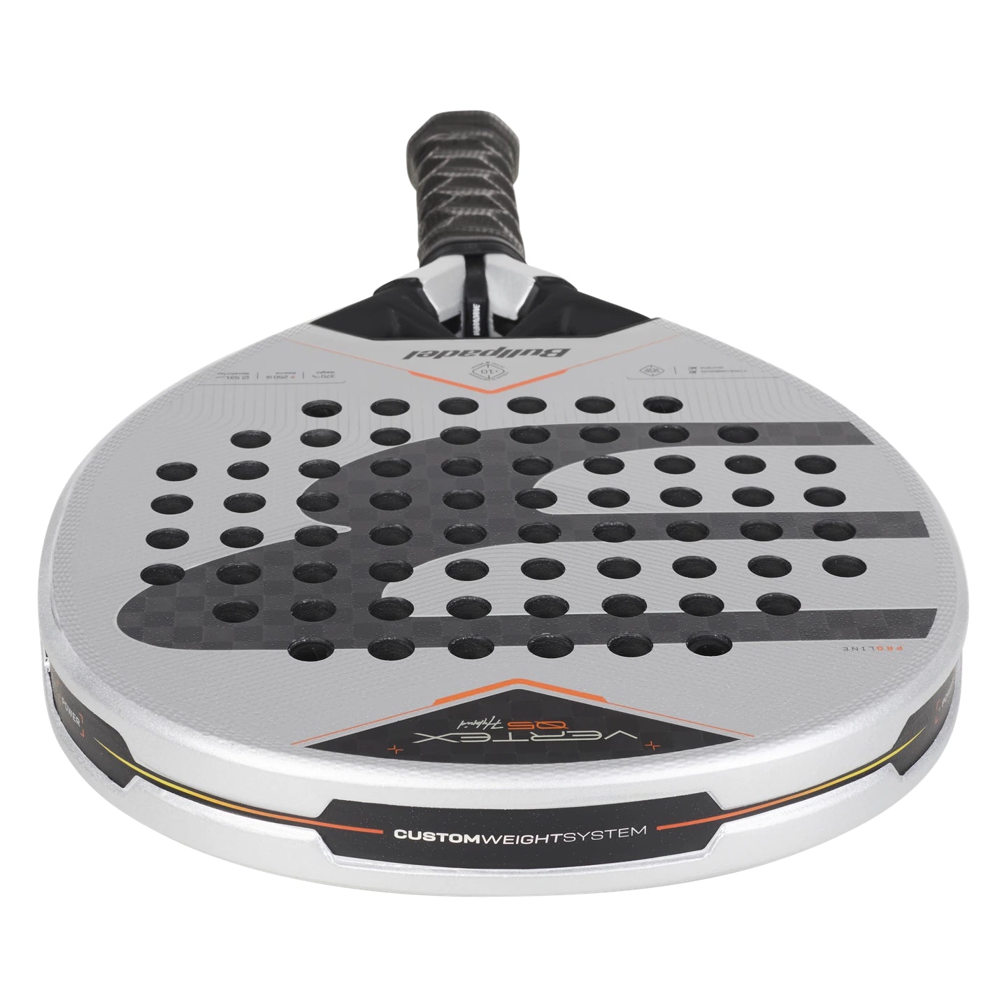 Bullpadel Vertex 05 Hybrid padel racket - top view