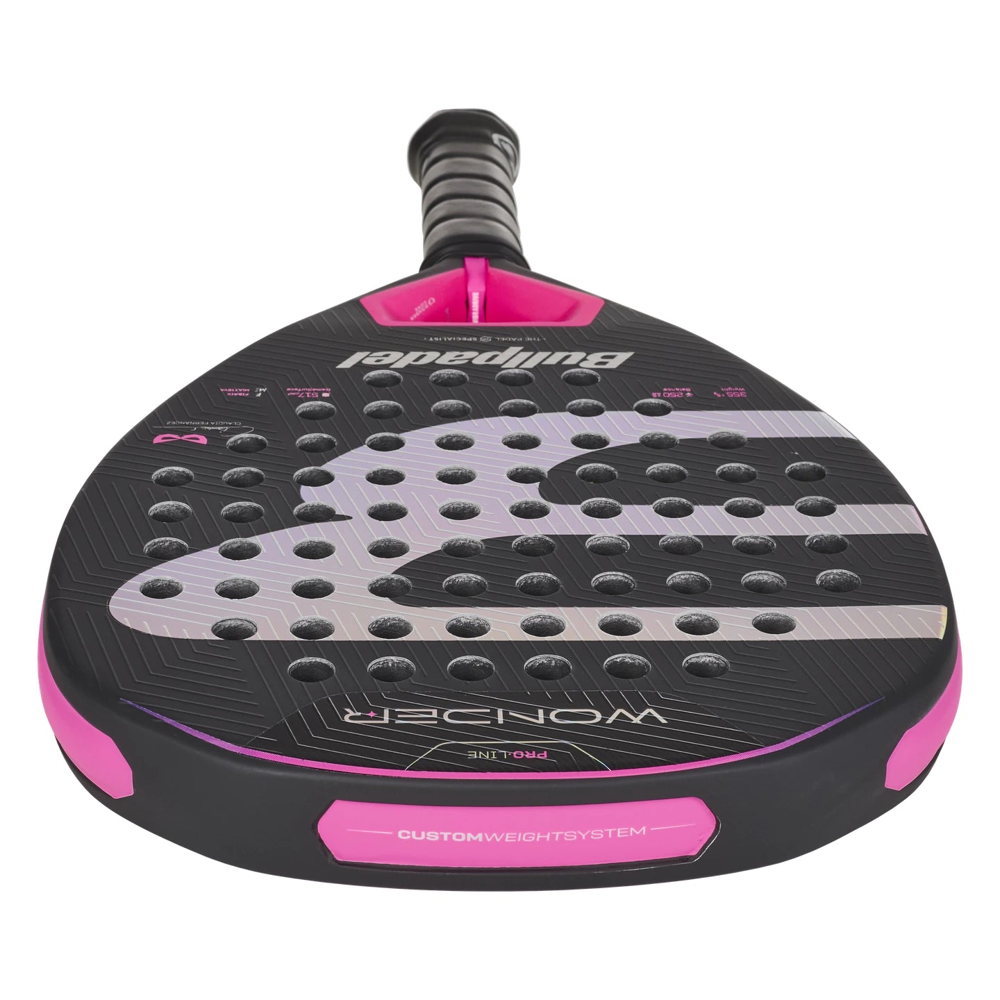 Bullpadel Wonder padel racket - top view