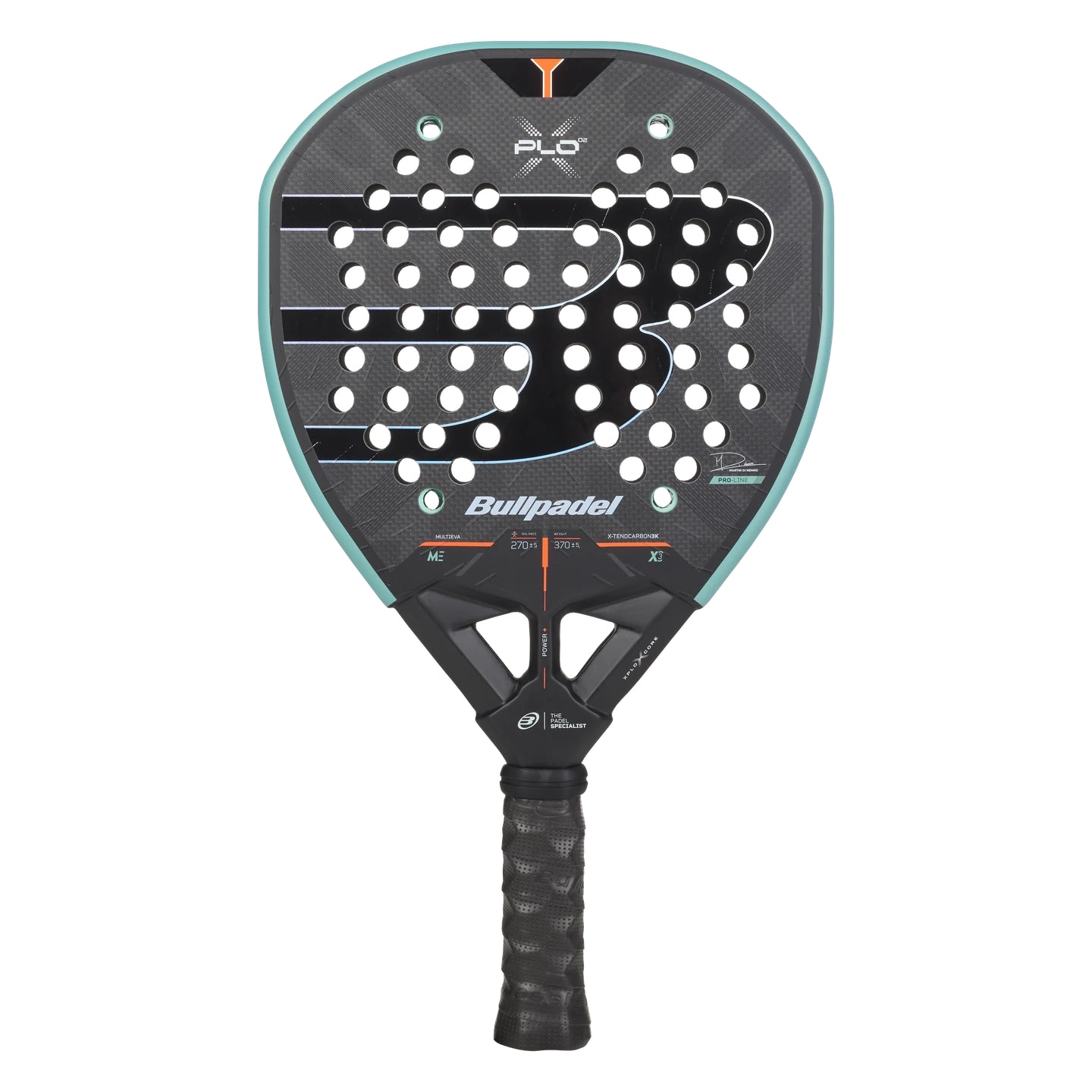 2027 Bullpadel XPLO 02 padel racket - front view