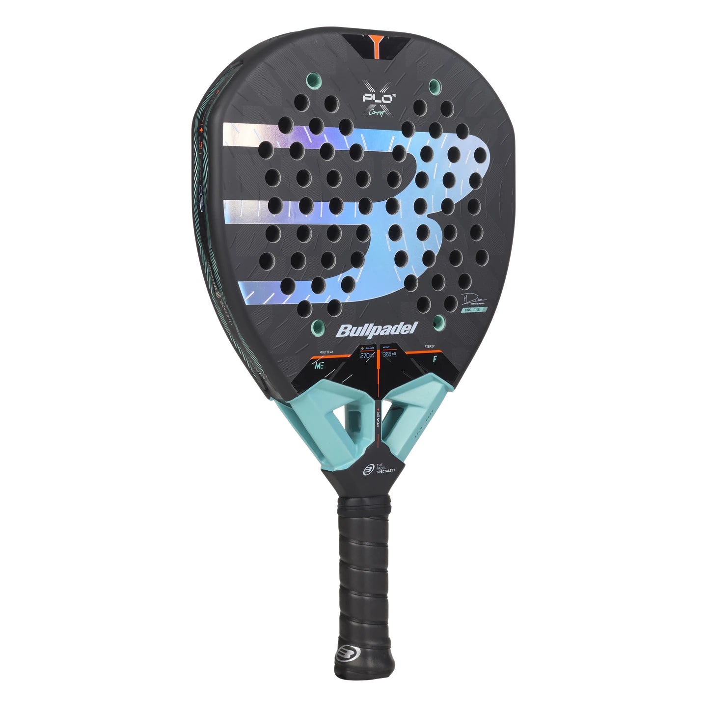Bullpadel XPLO Comfort padel racket - angled view