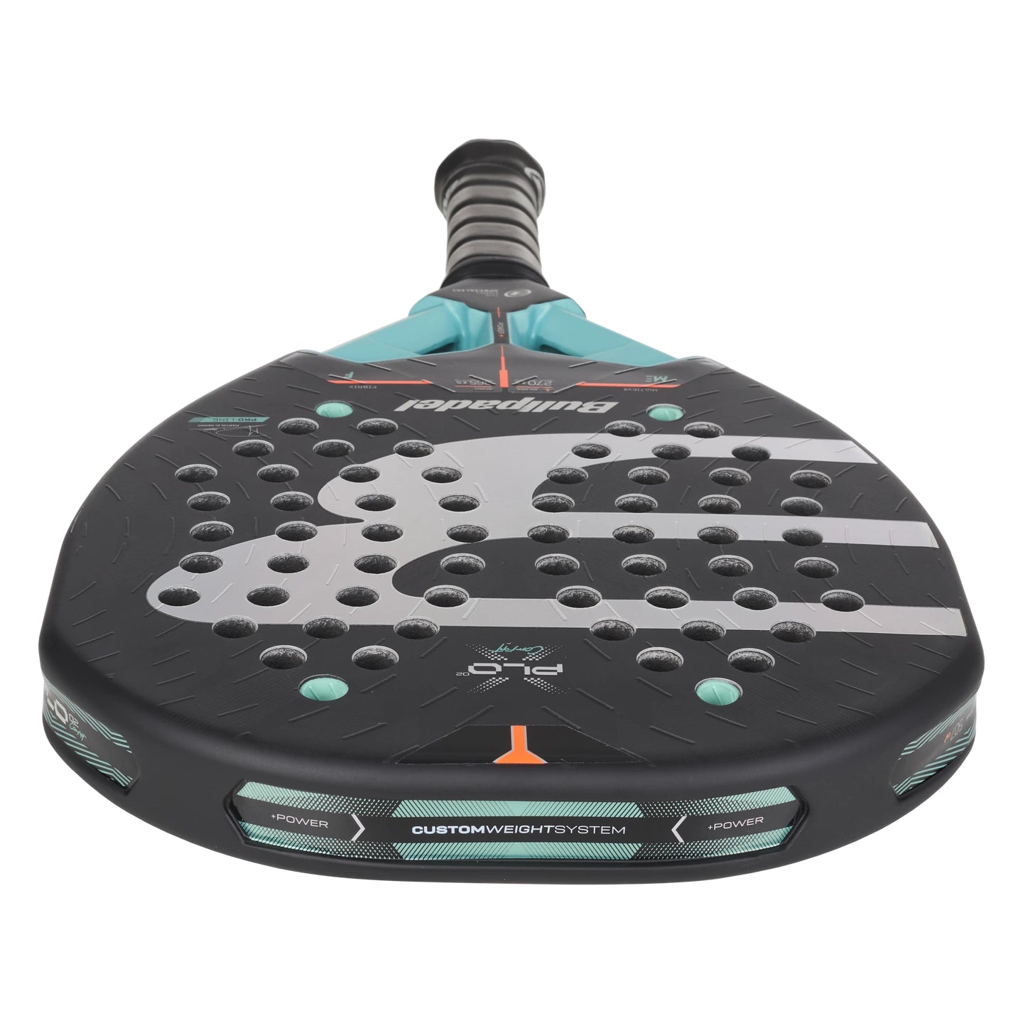 Bullpadel XPLO Comfort padel racket - top view