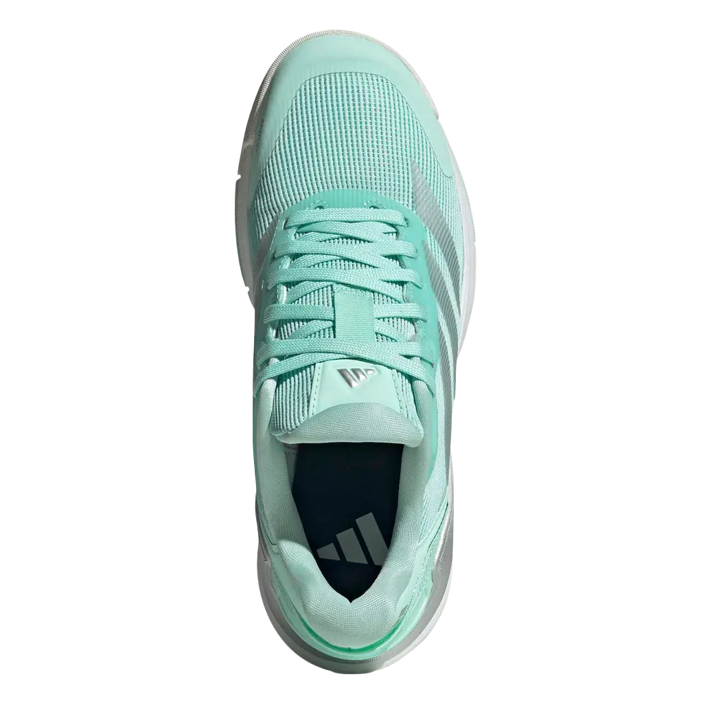 2026 Adidas Crazyquick LS Ladies Padel Shoe (Mint Green)