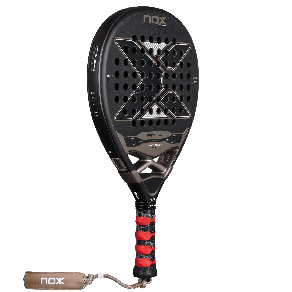 Nox AT10 Pro Cup Hard padel racket - full view (alternate 9)