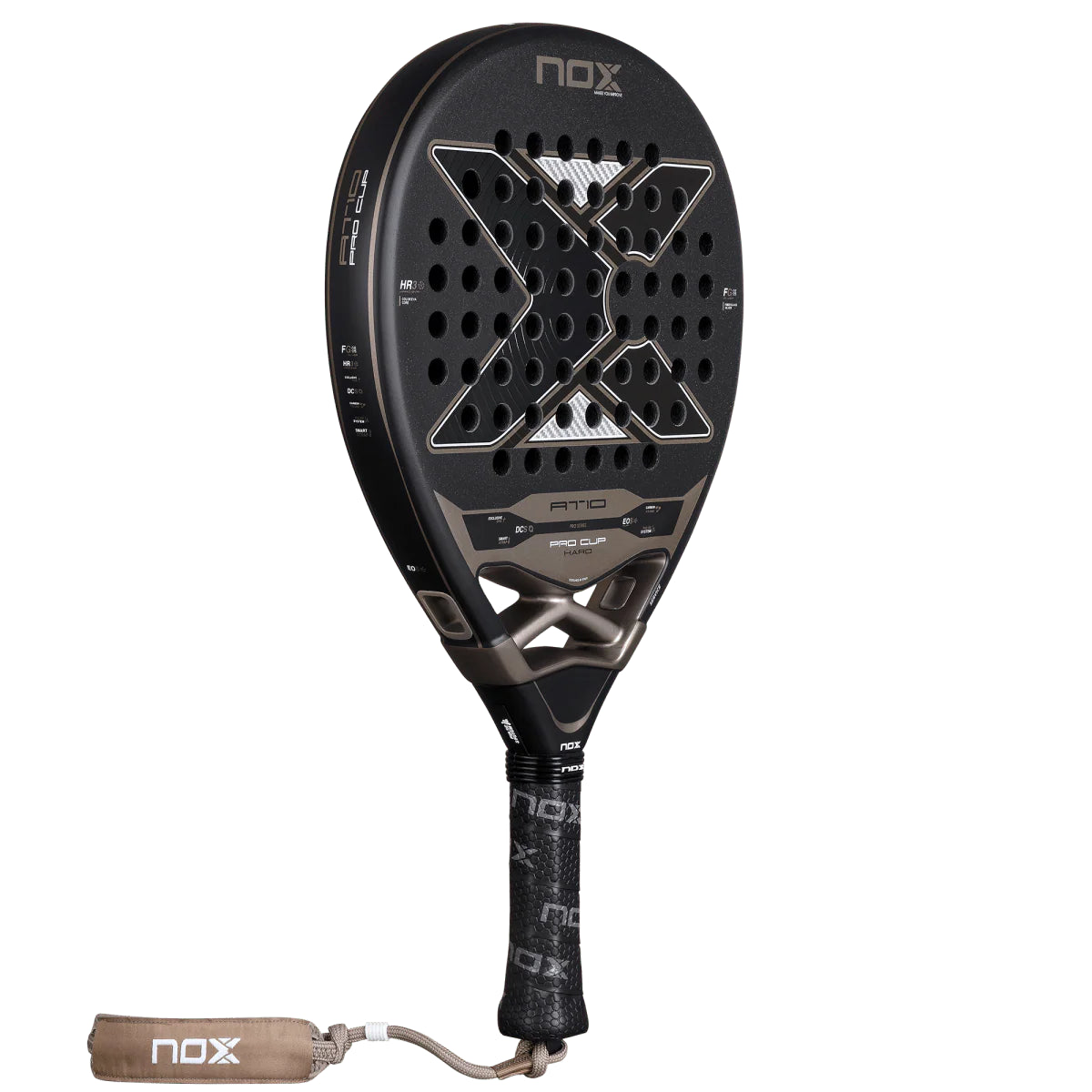 Nox AT10 Pro Cup Hard padel racket - full view (alternate 10)