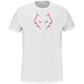 Babolat Lebron cotton padel T-shirt (White) - front view