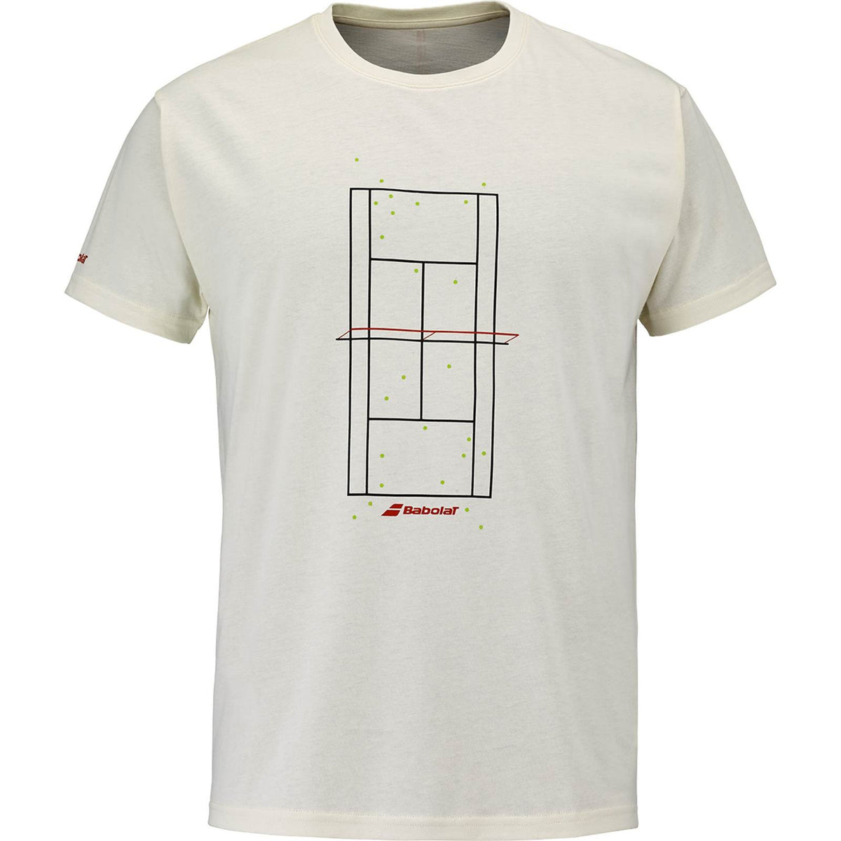 Babolat Exercise padel T-shirt (Cream) - front view