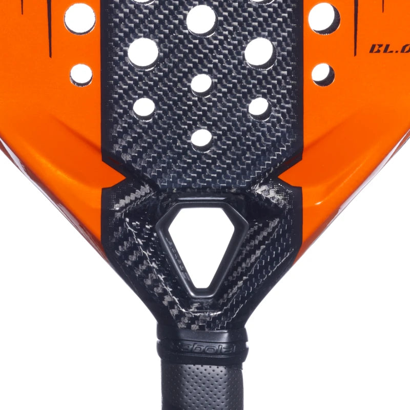 Babolat x Lamborghini BL002 padel racket (Orange) - throat detail