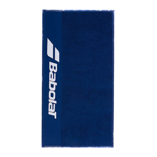Babolat padel towel (Blue) - front view