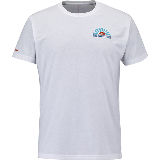 Babolat Perf Cotton padel T-shirt (White) - front view