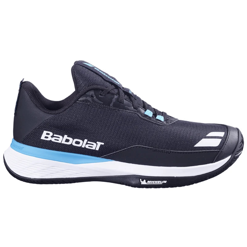 Babolat SFX EVO men's padel shoes (Black/Blue) - side view