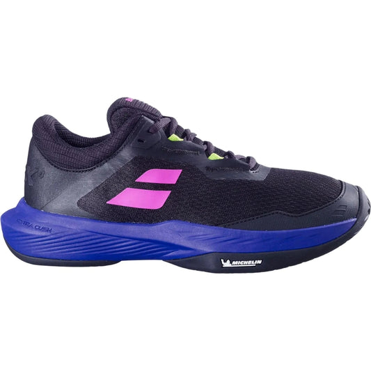 Babolat SFX 4 men's padel shoes (Black/Dark Blue) - front view