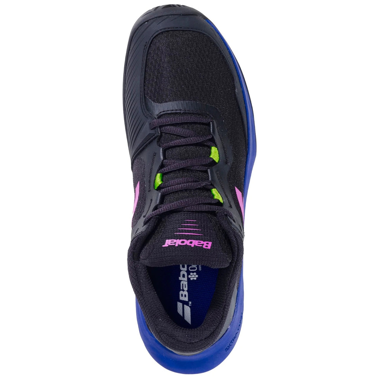 Babolat SFX 4 men's padel shoes (Black/Dark Blue) - top view