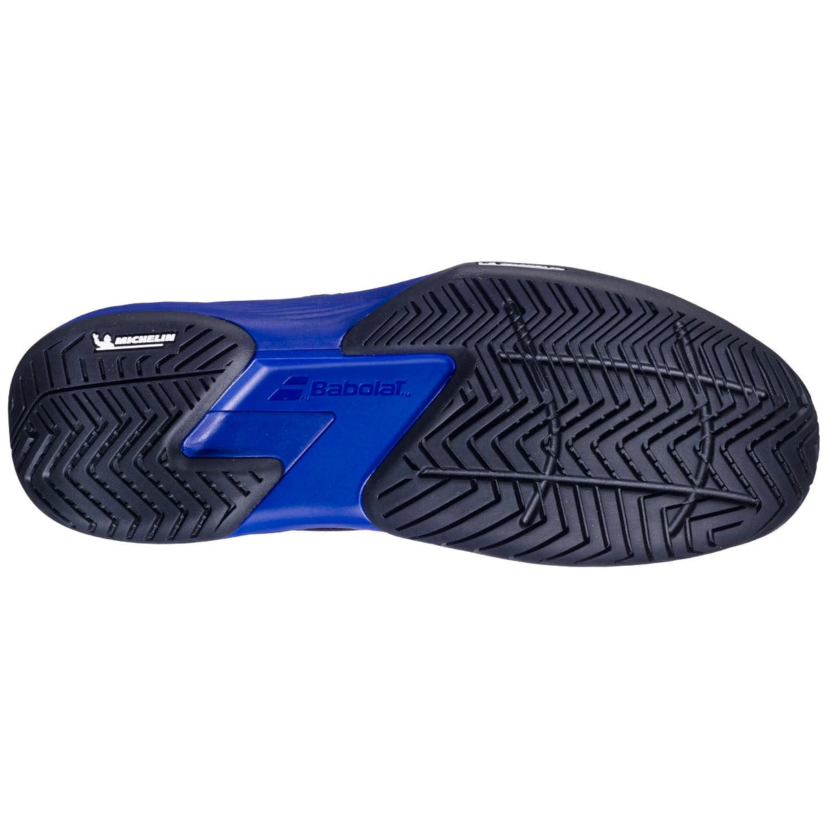 Babolat SFX 4 men's padel shoes (Black/Dark Blue) - sole view