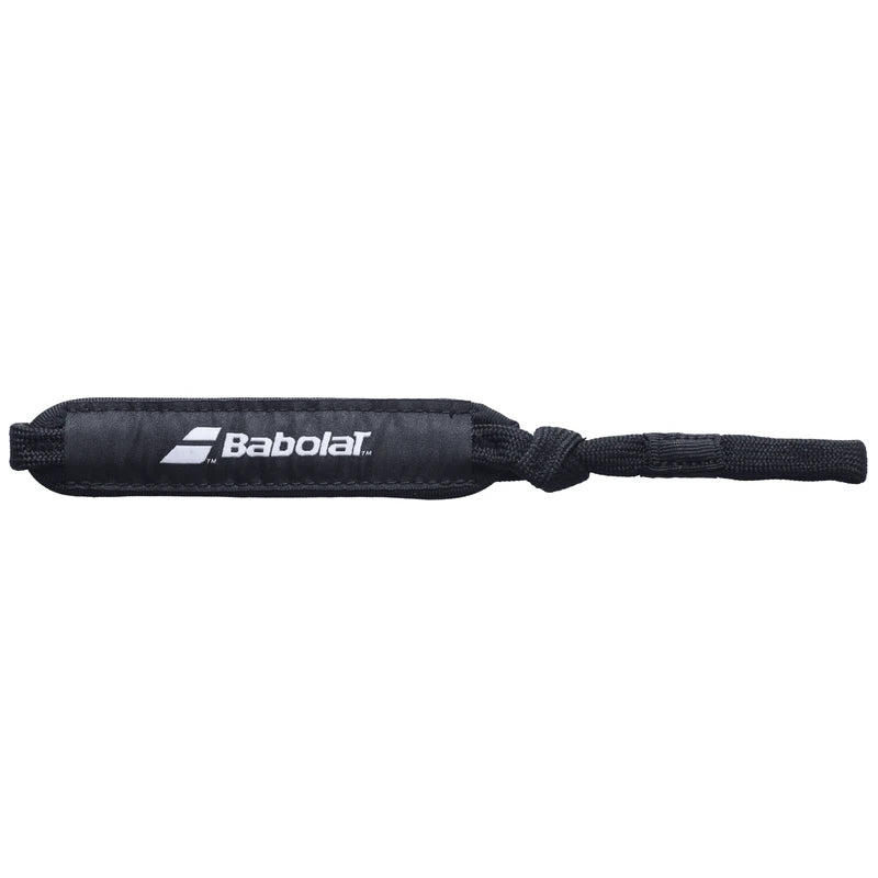 Babolat padel wrist strap (Black) - front view