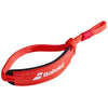 Babolat padel wrist strap (Red) - angled view