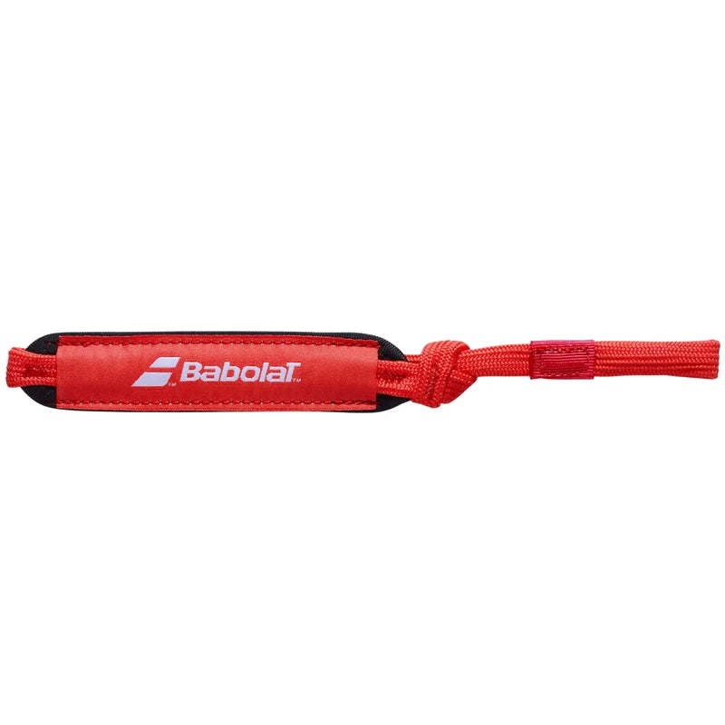 Babolat padel wrist strap (Red) - front view