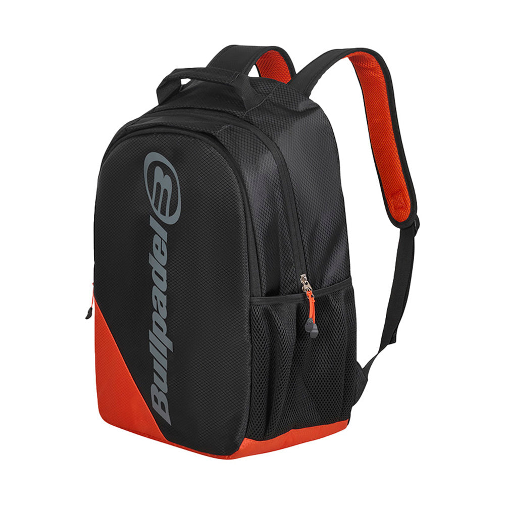 2026 Bullpadel Advance padel backpack (Black/Orange) - front view