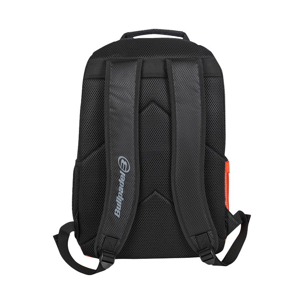 2026 Bullpadel Advance padel backpack (Black/Orange) - back view