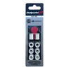 Bullpadel Ease Vibe padel racket dampeners (White) - front view