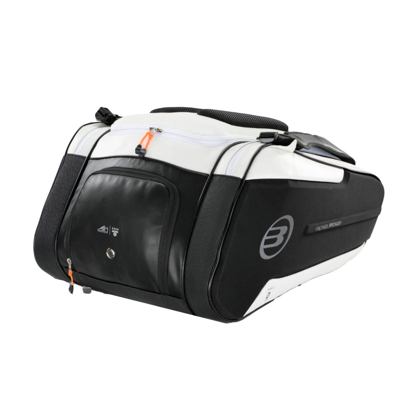2025 Bullpadel Hack Padel Bag | Paquito Navarro (White)