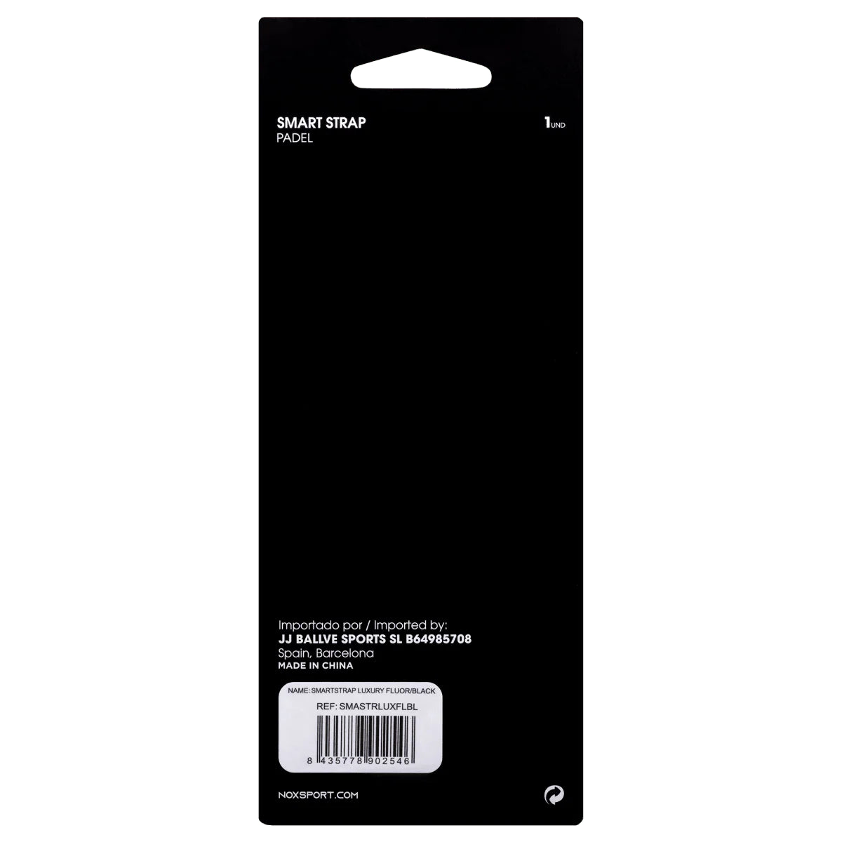 Nox Smart Strap padel racket strap (Yellow/Black) - view 2