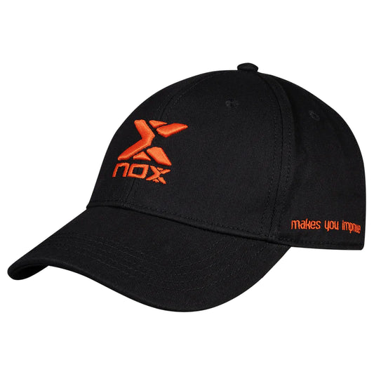 2025 Nox Street padel cap (Red/Black) - front view