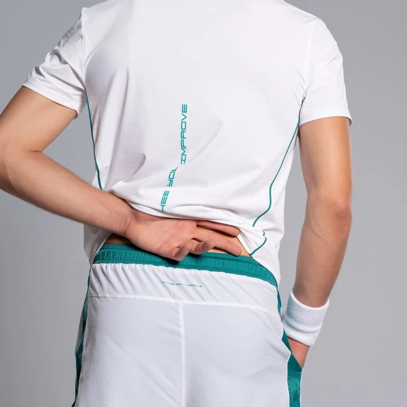 2026 Nox Pro Men's Shorts (White/Ivy Green)