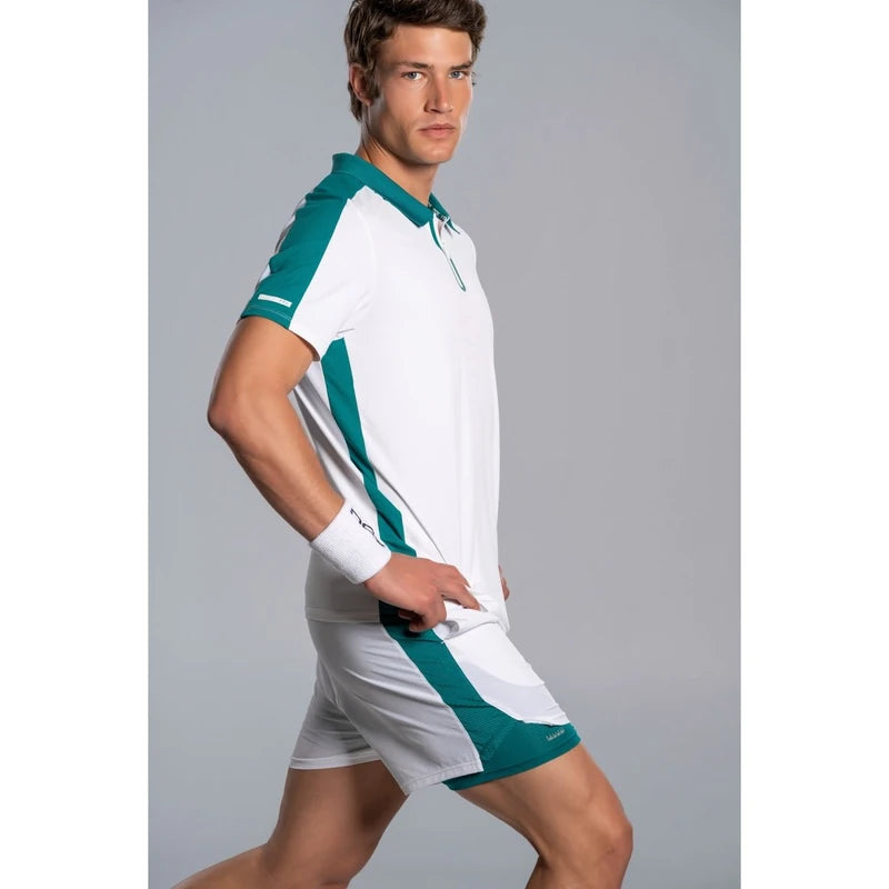 2026 Nox Pro Men's Shorts (White/Ivy Green)