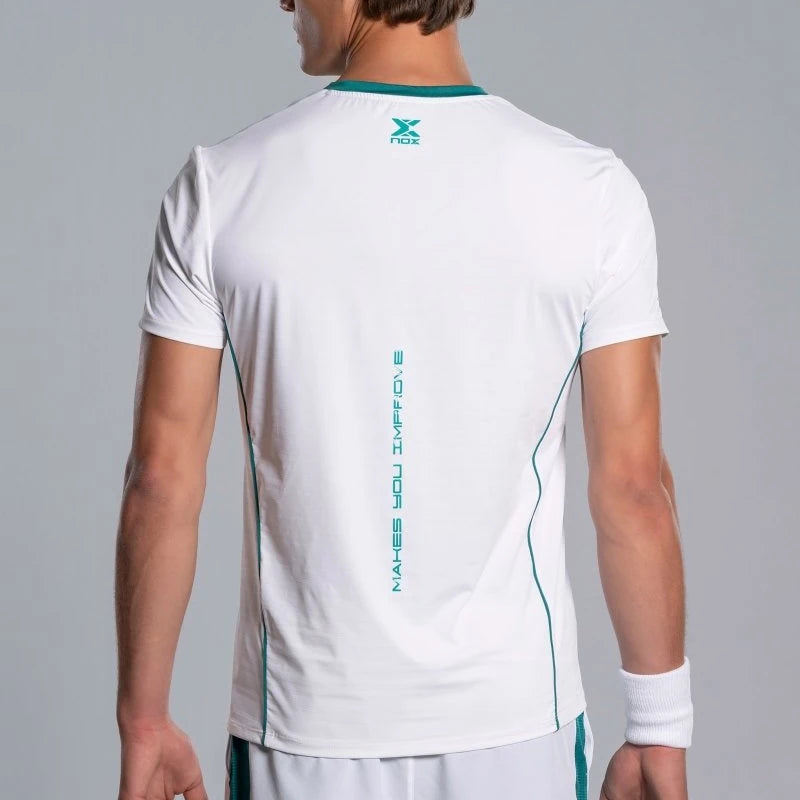2026 Nox Pro Men's T-Shirt (White/Ivy Green)