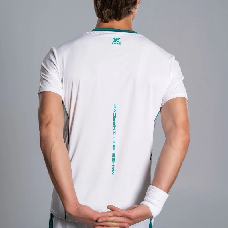 2026 Nox Pro Men's T-Shirt (White/Ivy Green)