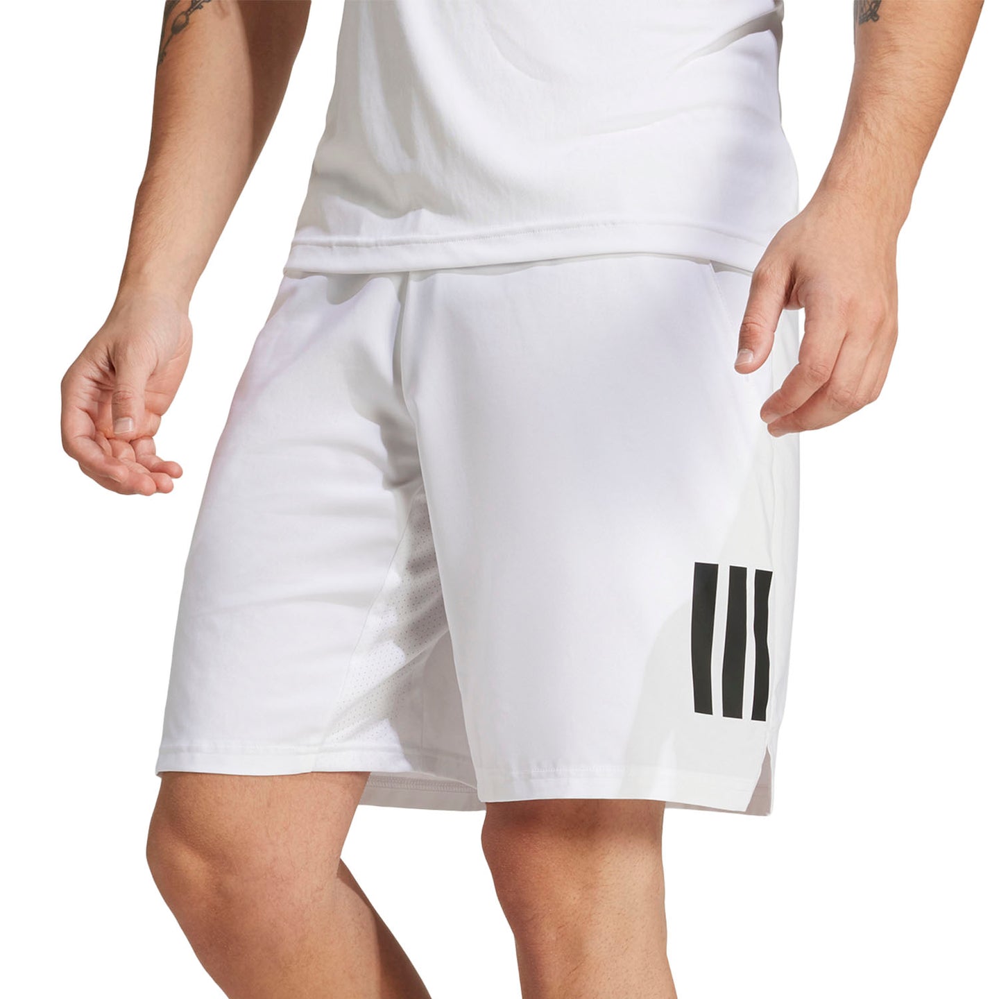 Adidas Club 3-Stripes Climacool Shorts (White)