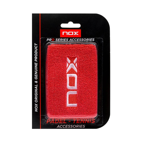 Nox Wristband Red/White Logo (2 Pack)