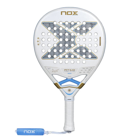 2026 Nox AT10 Genius 18K Alum padel racket Buenos Aires Edition by Agustin Tapia - front view
