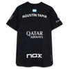 Nox Sponsors AT10 Agustin Tapia padel t-shirt (Black) - back view