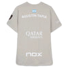 Nox Sponsors AT10 Agustin Tapia padel t-shirt (Grey) - back view