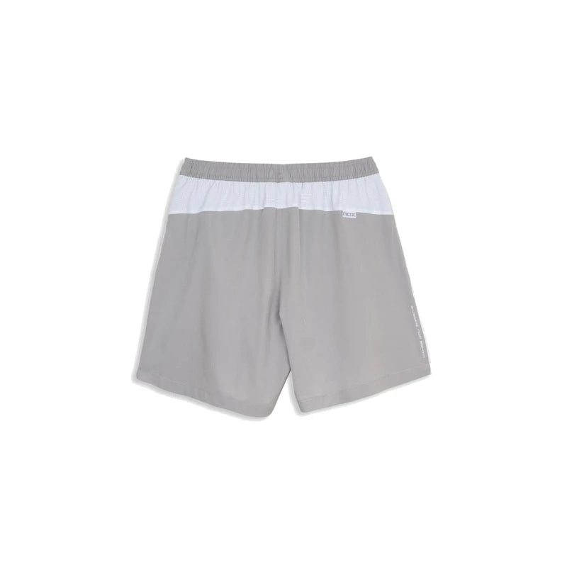 Nox Team men's padel shorts (Grey) - back view