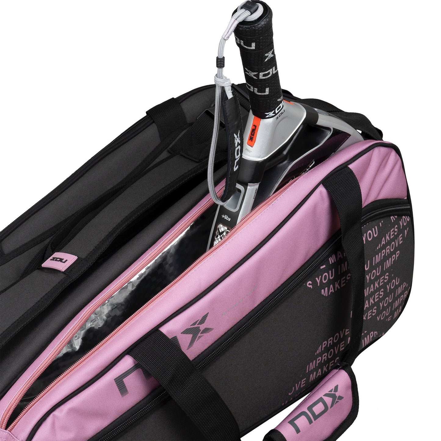 2025 Nox Street Series Racket Padel Bag (Pink/Grey)