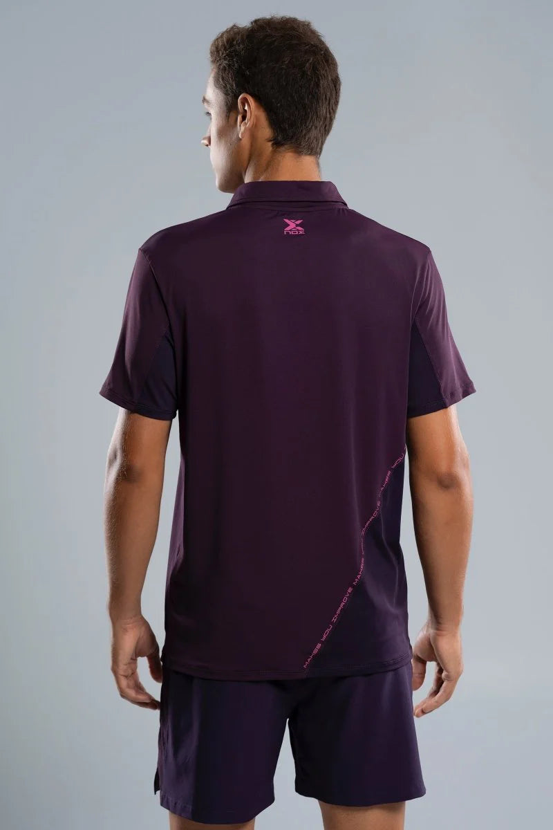 2026 Men's PRO Deep Purple Polo Shirt