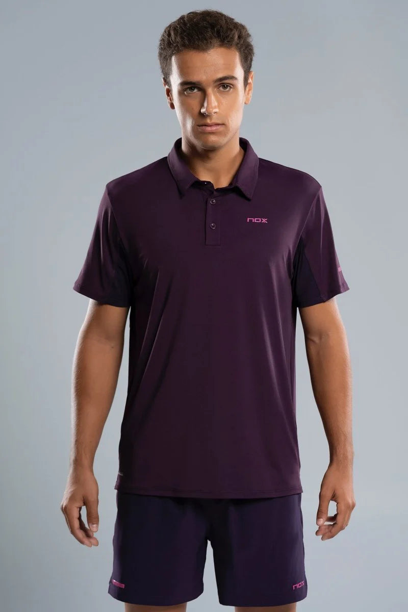 2026 Men's PRO Deep Purple Polo Shirt
